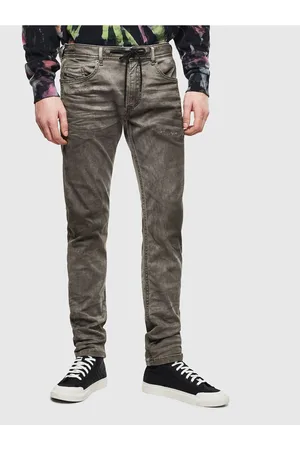 Diesel Šedé pánské slim fit džíny Thommer