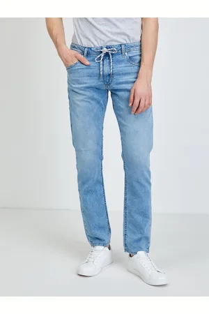 Diesel Světle modré pánské slim fit džíny