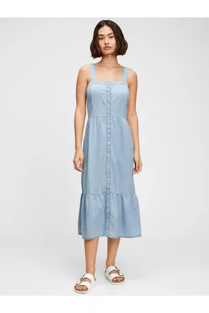 GAP Modré dámské šaty denim dress