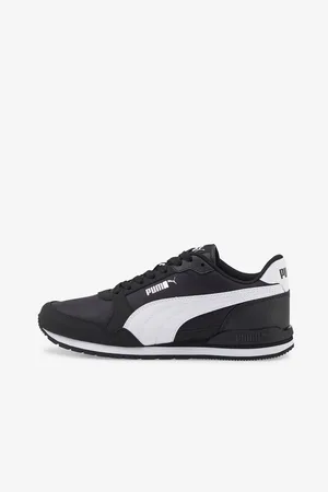 PUMA Černé dětské tenisky St Runner v3 NL Jr