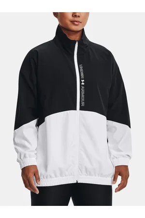 Under Armour Černá dámská bunda Woven FZ Oversized Jacket