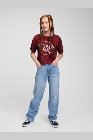 GAP Modré holčičí džíny Teen mid rise 