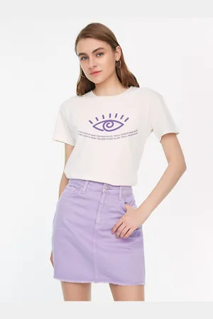 Trendyol Džínová mini sukně