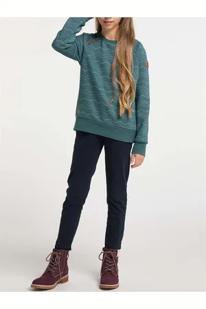 Ragwear Holčičí vzorovaná mikina Darinka Chevron