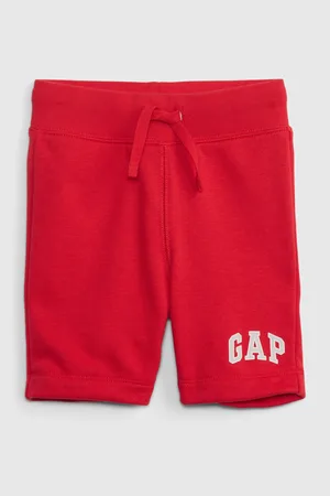 GAP Červené klučičí kraťasy teplákové