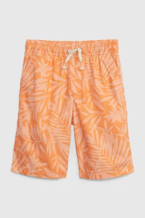 GAP Oranžové klučičí kraťasy vzorované