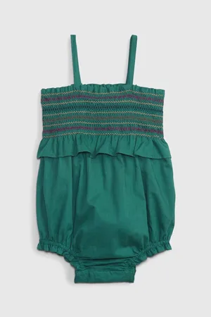 GAP Zelené baby body s volánkem