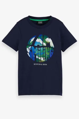 Scotch&Soda Tmavě modré klučičí tričko