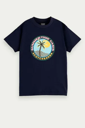 Scotch&Soda Tmavě modré klučičí tričko