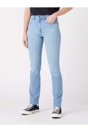 Wrangler Světle modré dámské slim fit džíny