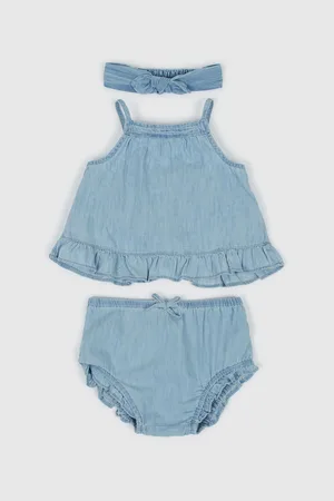 GAP Modrý holčičí džínový set