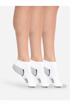 Dim Sada tří dámských sportovních ponožek v šedo-bílé barvě SPORT IN-SHOE 3x