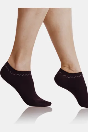 Bellinda Černé dámské ponožky FINE IN-SHOE SOCKS