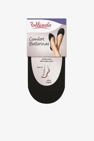 Bellinda Černé balerínkové ponožky COMFORT BALLERINAS