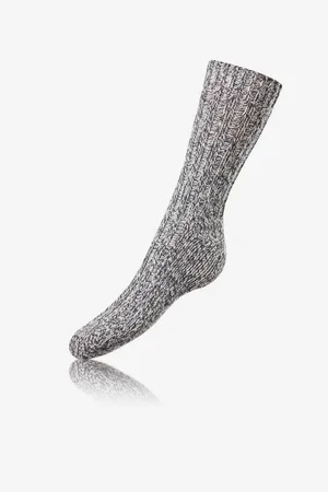 Bellinda Šedé unisex zimní ponožky NORWEGIAN STYLE SOCKS