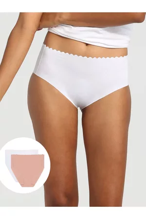 Dim Ženy Body - Sada dvou dámských kalhotek v bílé a růžové barvě BODY TOUCH
