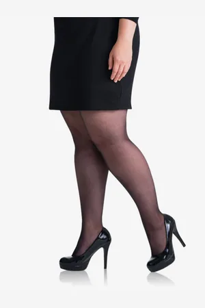 Bellinda Černé punčochové kalhoty PLUS SIZE 20 DEN
