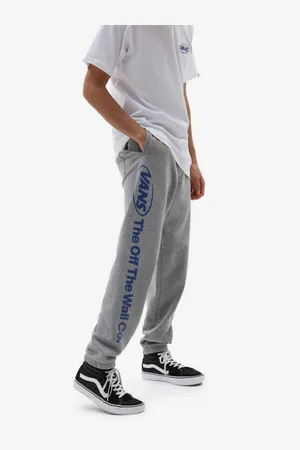 Vans Šedé pánské žíhané tepláky