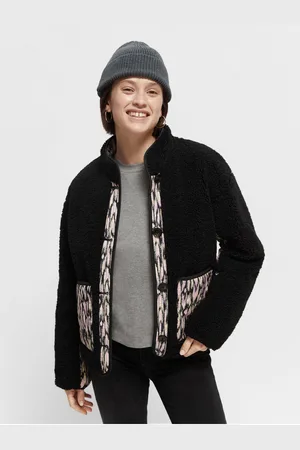 Scotch&Soda Černá dámská oboustranná vzorovaná bunda