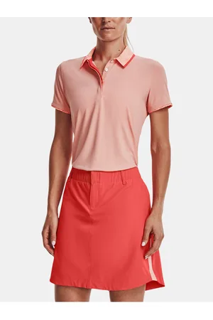 Under Armour Světle růžové dámské sportovní polo tričko UA Iso-Chill