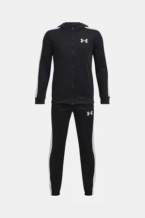 Under Armour Souprava UA Knit Hooded Track Suit-BLK