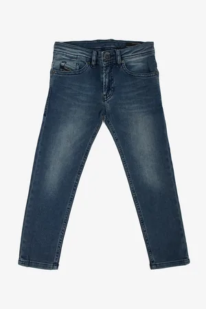 Diesel Tmavě modré klučičí slim fit džíny
