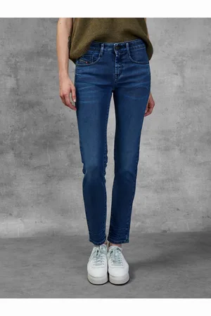 Diesel Modré dámské slim fit džíny