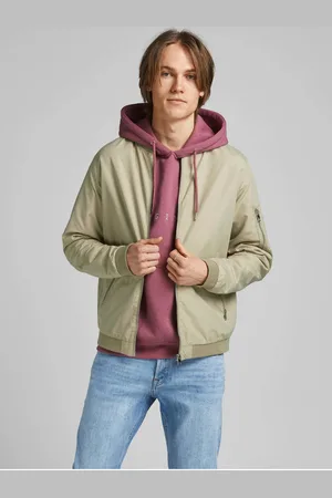 JACK & JONES Béžový voděodpudivý bomber Rush