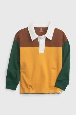 GAP Zeleno-žluté klučičí polo tričko