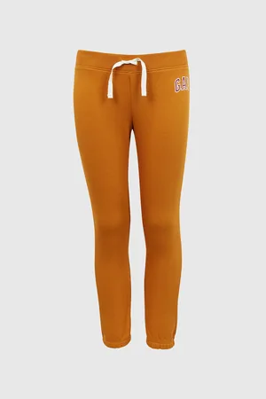 GAP Oranžové holčičí tepláky s logem