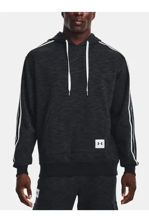 Under Armour Černá pánská mikina UA Essential Heritage Flc HD