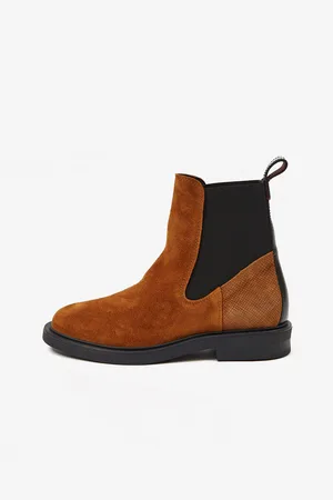 Scotch&Soda Hnědé dámské semišové kotníkové boty Hailey