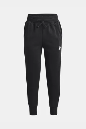 Under Armour Černé holčičí sportovní tepláky Rival Fleece