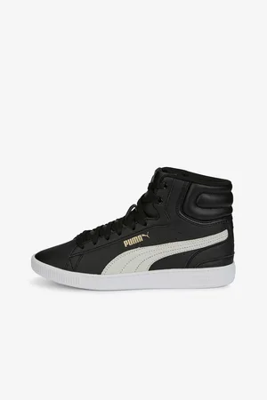 PUMA Černé holčičí kotníkové tenisky Vikky v3