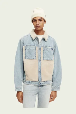 Scotch&Soda Pánská denimová zateplená bunda