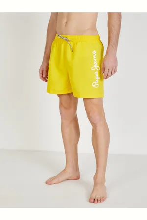 Pepe Jeans Žluté pánské plavky Rodd