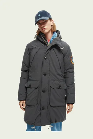 Scotch&Soda Šedá pánská zimní parka
