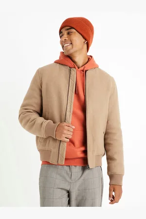 Celio Béžový pánský bomber Cubeauty