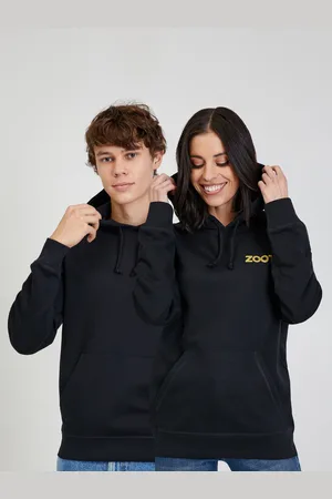 Zoot Černá unisex mikina s kapucí ZOOT