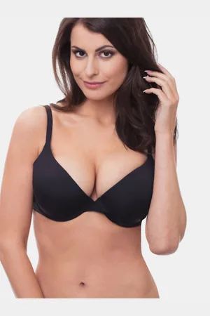 Wonderbra Černá dámská podprsenka T-SHIRT PLAIN BRA