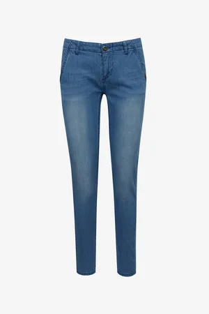 sam 73 Modré dámské slim fit džíny Gina