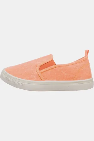 sam 73 Oranžové holčičí slip on