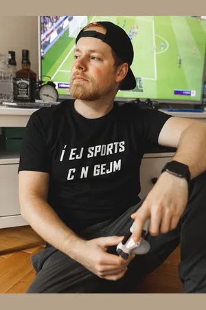 Zoot Černé pánské tričko ZOOT Original Í EJ SPORTS C N GEJM