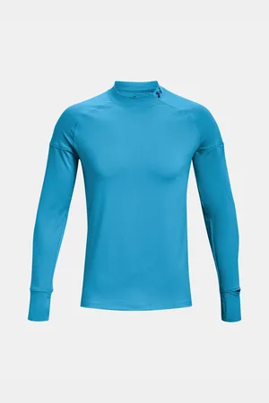 Under Armour Modré pánské sportovní tričko UA OUTRUN THE COLD LS