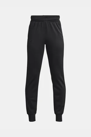 Under Armour Čerené klučičí sportovní tepláky UA Armour Fleece Joggers