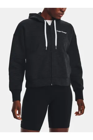Under Armour Černá dámská mikina Essential Script FZ