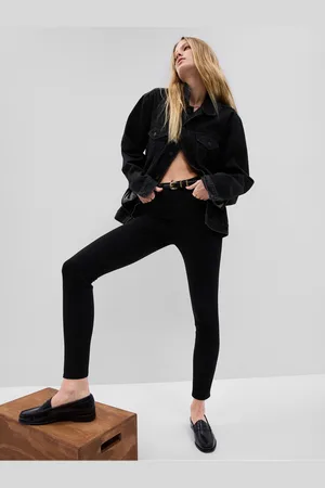 GAP Černé dámské džíny true skinny high rise