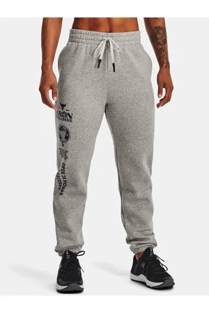 Under Armour Šedé dámské tepláky UA Pjt Rck Hm Gym Flc Pant