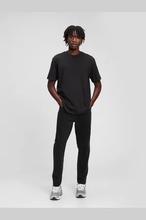 GAP Černé pánské džíny slim straight