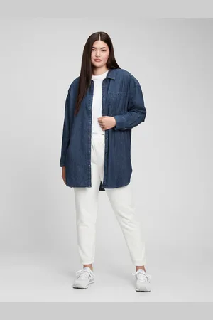GAP Dámská džínová košile oversized